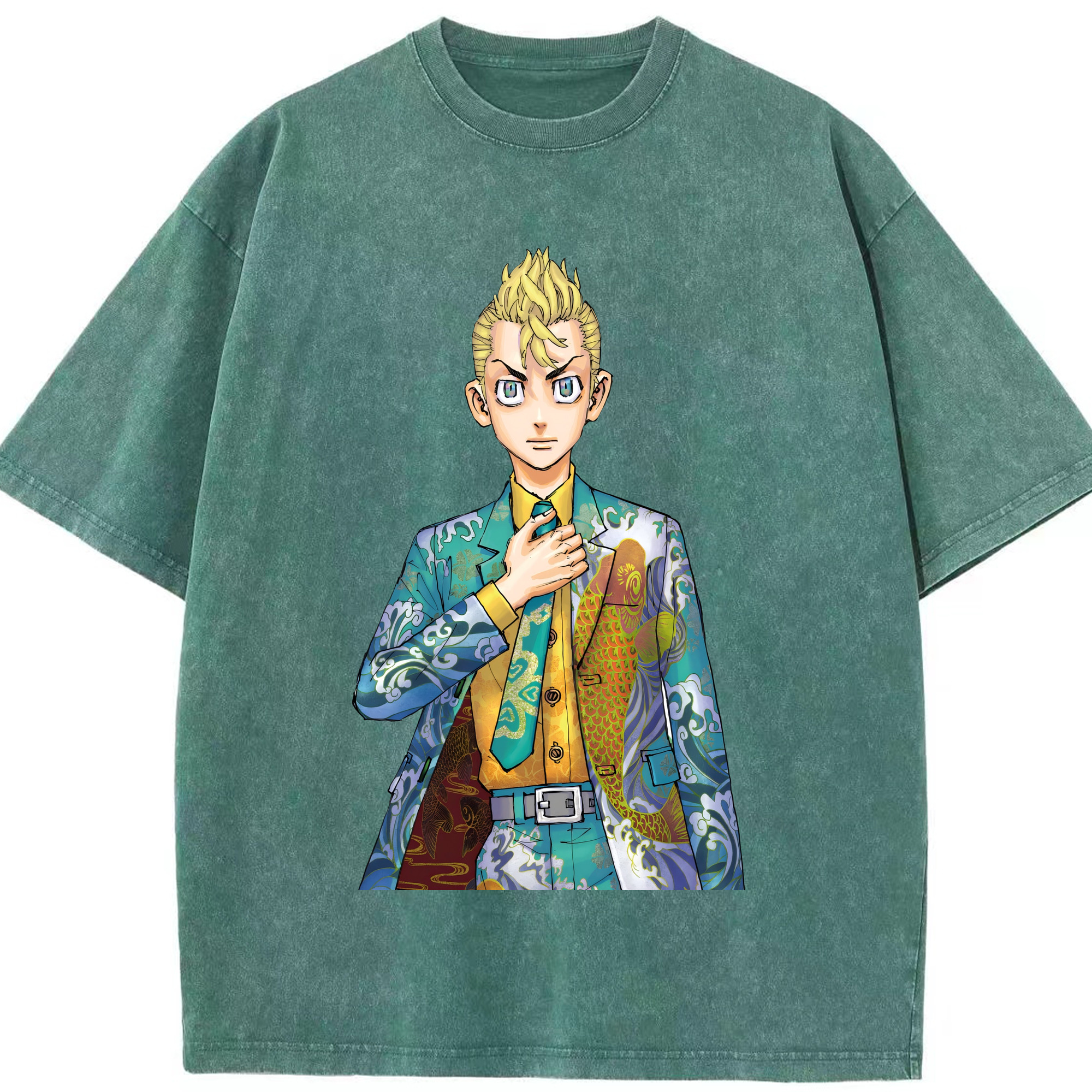 （画像用） 東京リベンジャーズ Tokyo Revengers 綿100% ヴィンテージ風 半袖Tシャツ（フロントプリント）